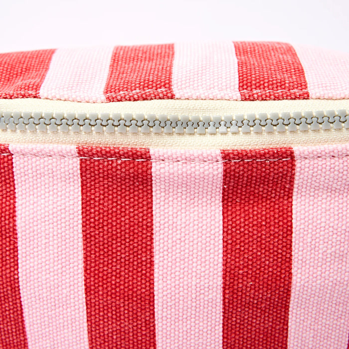 ROKA Mill Hill Crossbody Bag in Strawberry Stripe Cotton Canvas Small