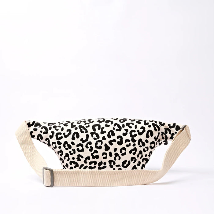 ROKA Mill Hill Crossbody Bag in Summer Leopard Cotton Canvas Small