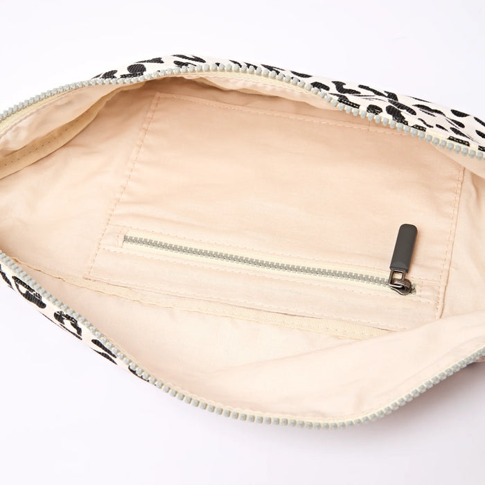 ROKA Mill Hill Crossbody Bag in Summer Leopard Cotton Canvas Small