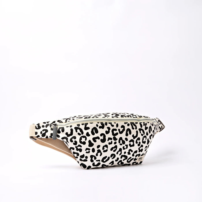 ROKA Mill Hill Crossbody Bag in Summer Leopard Cotton Canvas Small