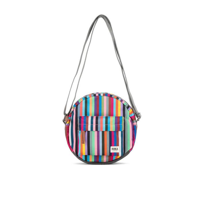 ROKA Paddington B Multi Stripe Recycled Canvas Medium Bag