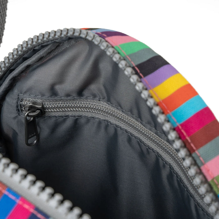 ROKA Paddington B Multi Stripe Recycled Canvas Medium Bag