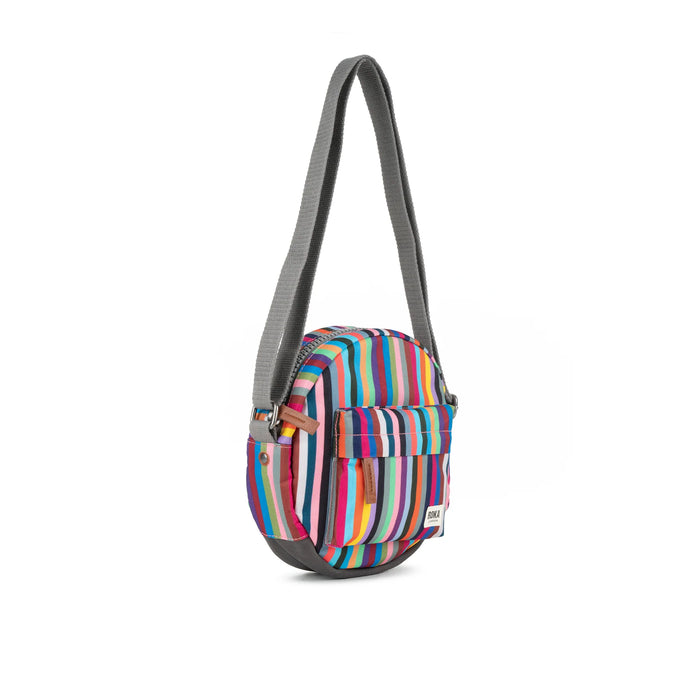 ROKA Paddington B Multi Stripe Recycled Canvas Medium Bag