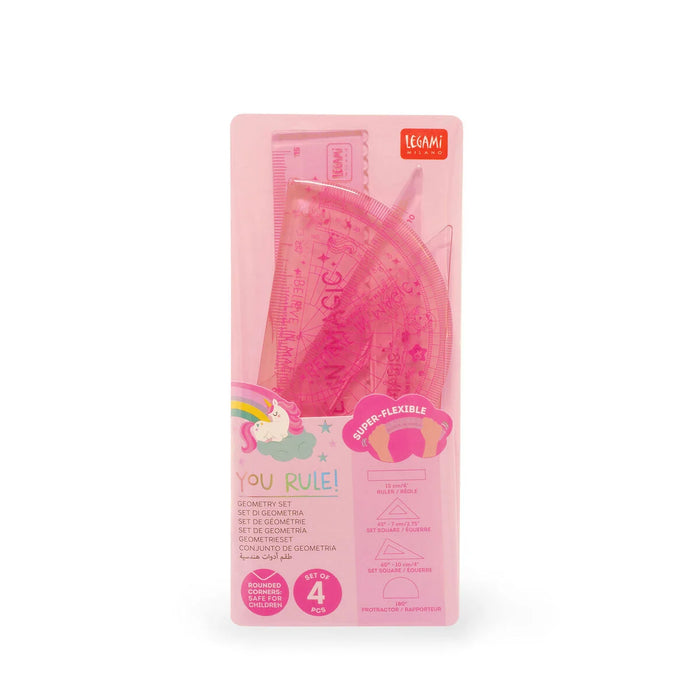 Legami Geometry Set - You Rule! Unicorn