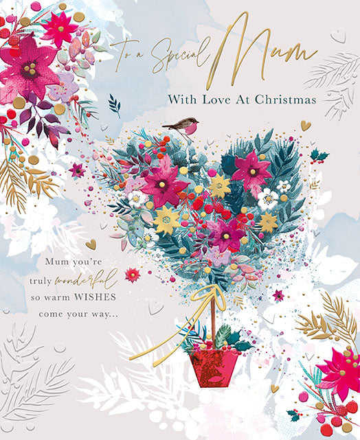 Words N Wishes 'To A Special Mum' Christmas Card