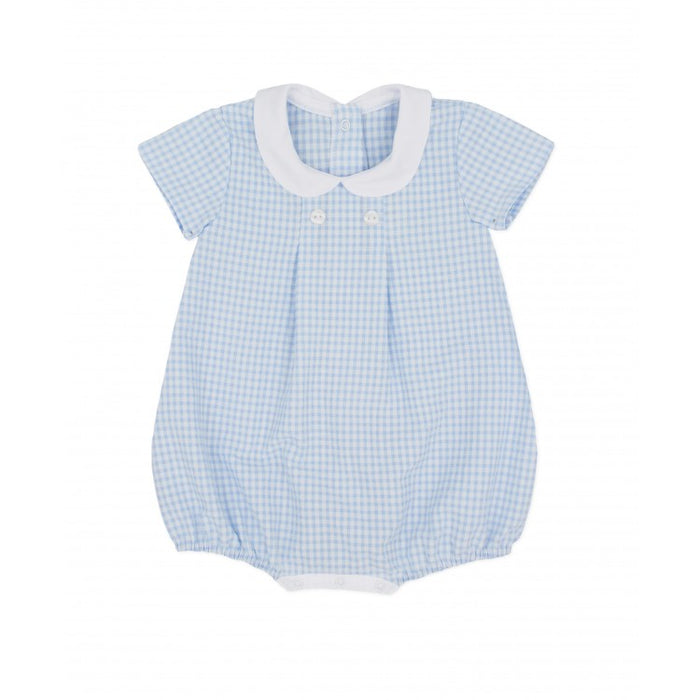 Rapife Dalia Light Blue Vichy Baby Romper