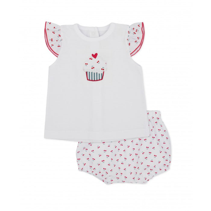 Rapife Cherry T-Shirt And Bloomers Set