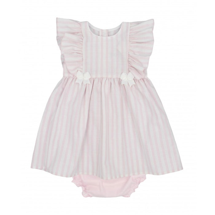 Rapife Cala Dress With Pink Striped Bloomers