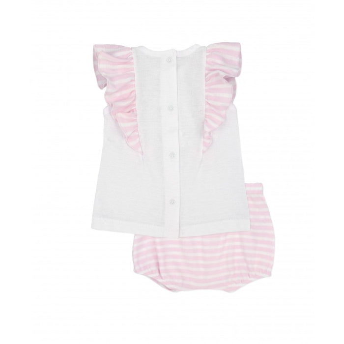 Rapife Pink Striped T-Shirt And Bloomers