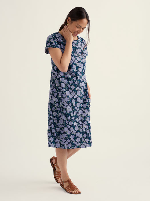 Seasalt Women's River Cove Dress In Garden Flower Bellflower