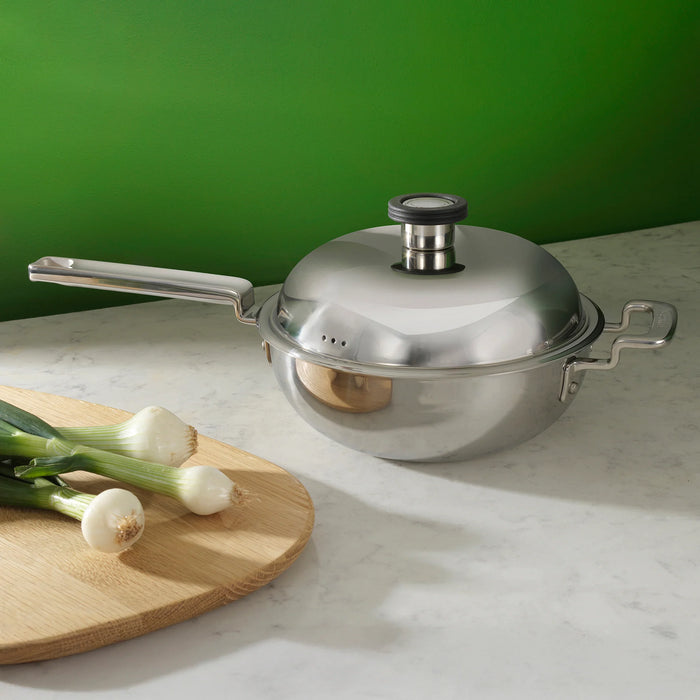 Robert Welch Wok With Lid 22cm