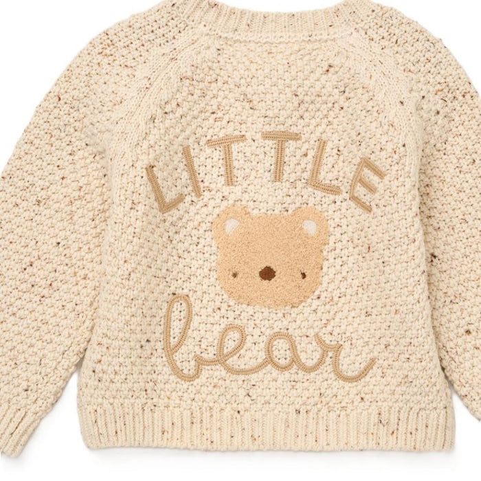 Rock a Bye Boutique Natural "Little Bear" Cardigan