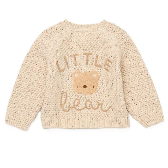 Rock a Bye Boutique Natural "Little Bear" Cardigan