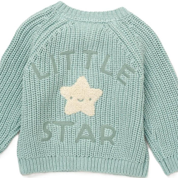 Rock a Bye Boutique Sage "Little Star" Cardigan