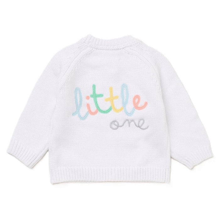 Rock a Bye Boutique White "Little One" Cardigan
