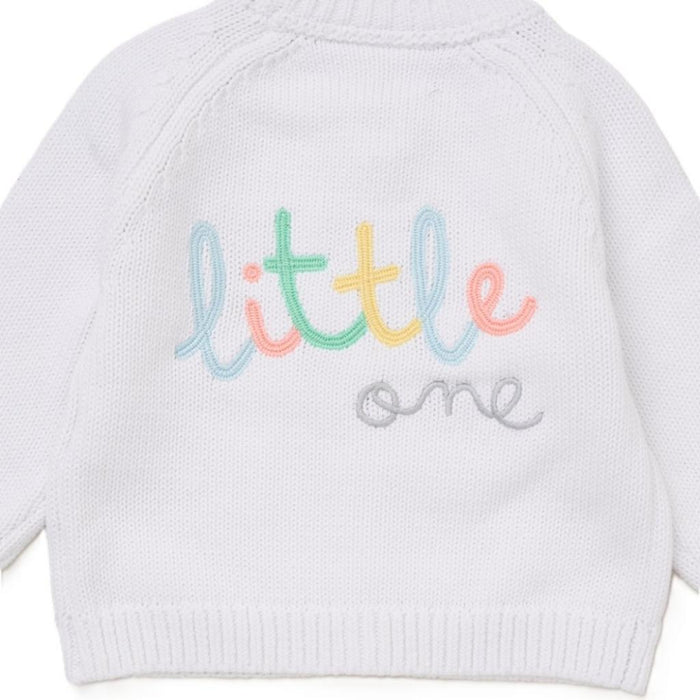 Rock a Bye Boutique White "Little One" Cardigan