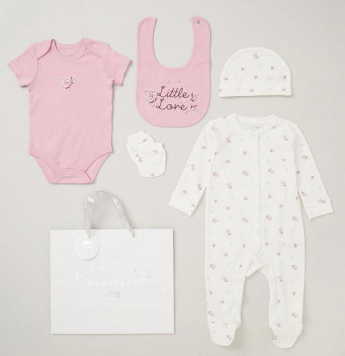 Rock a Bye Boutique "Little Love" 5 Piece Layette Set