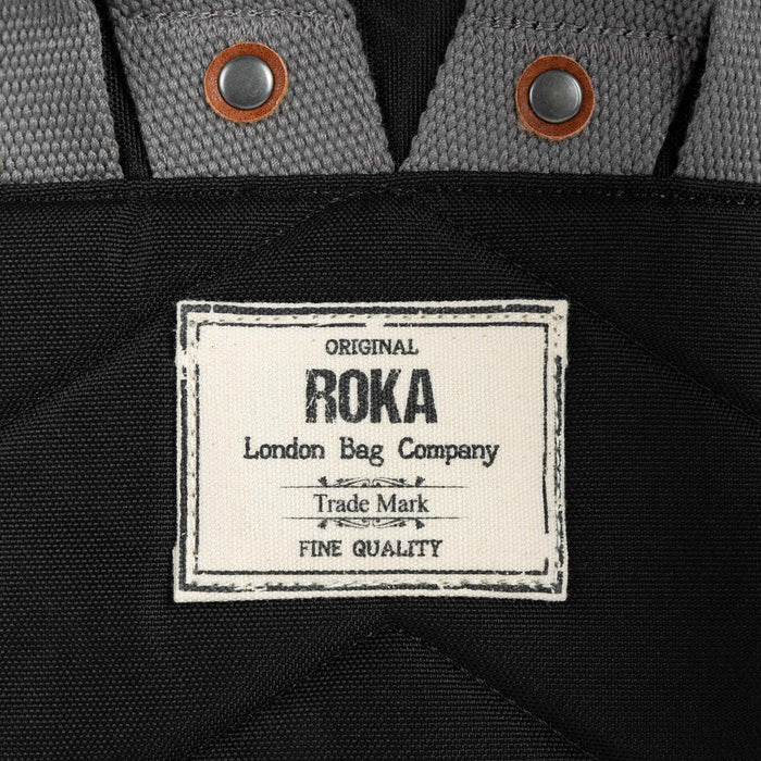 ROKA Bantry B Black Recycled Canvas Bag