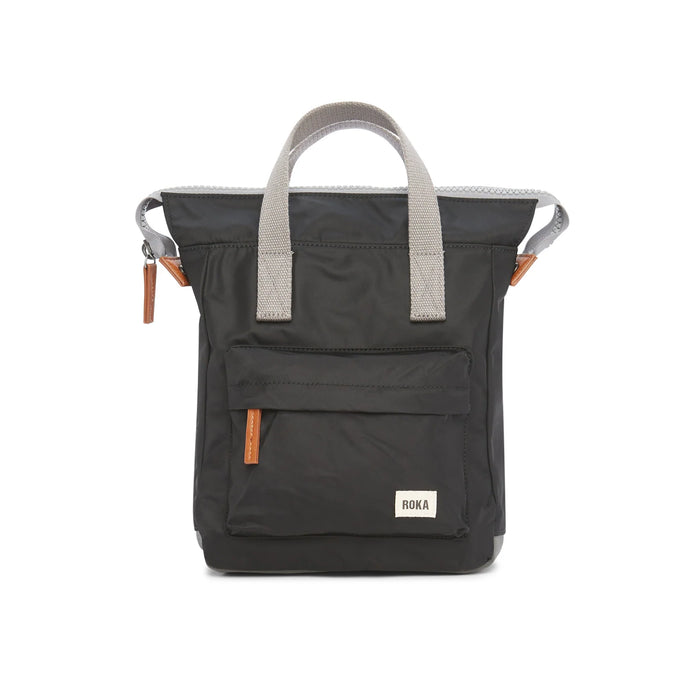 ROKA Bantry B Black Recycled Nylon Small Bag