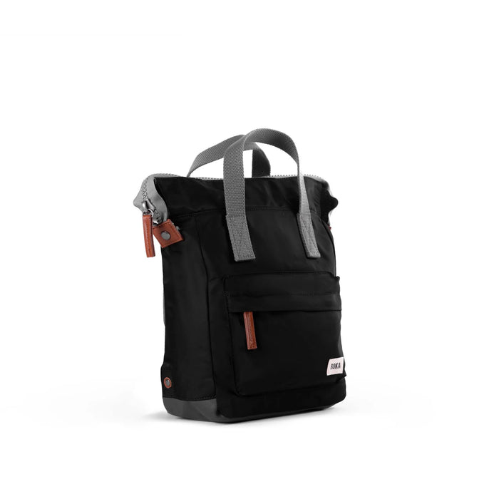 ROKA Bantry B Black Recycled Nylon Small Bag