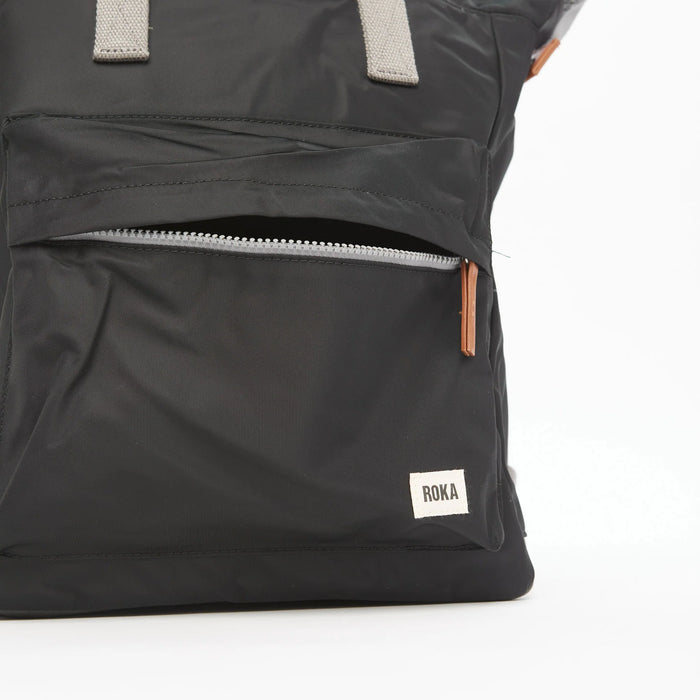 ROKA Bantry B Black Recycled Nylon Small Bag