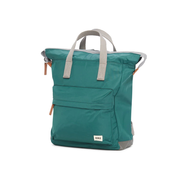 ROKA Bantry B Teal Recycled Nylon Small Bag