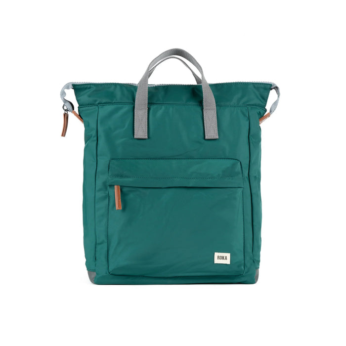 ROKA Bantry B Teal Recycled Nylon Small Bag