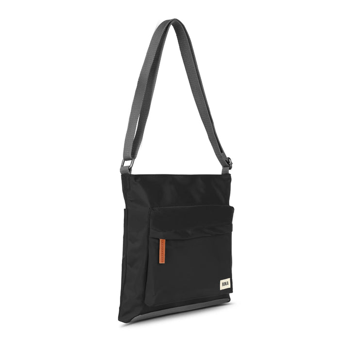 ROKA Kennington B Black Recycled Nylon Bag