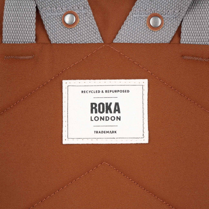 ROKA Bags Finchley A Bran Recycled Canvas Small