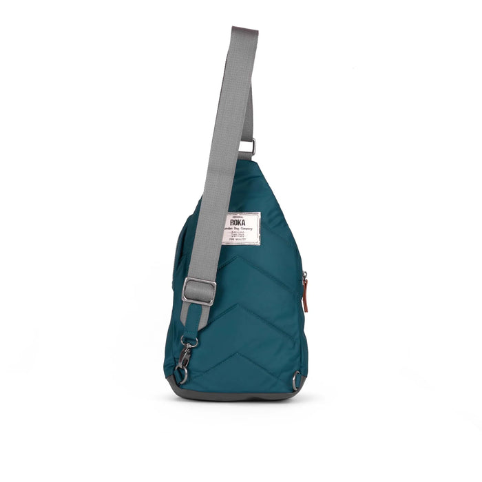 ROKA Bags Willesden B Teal Recycled Nylon Bag