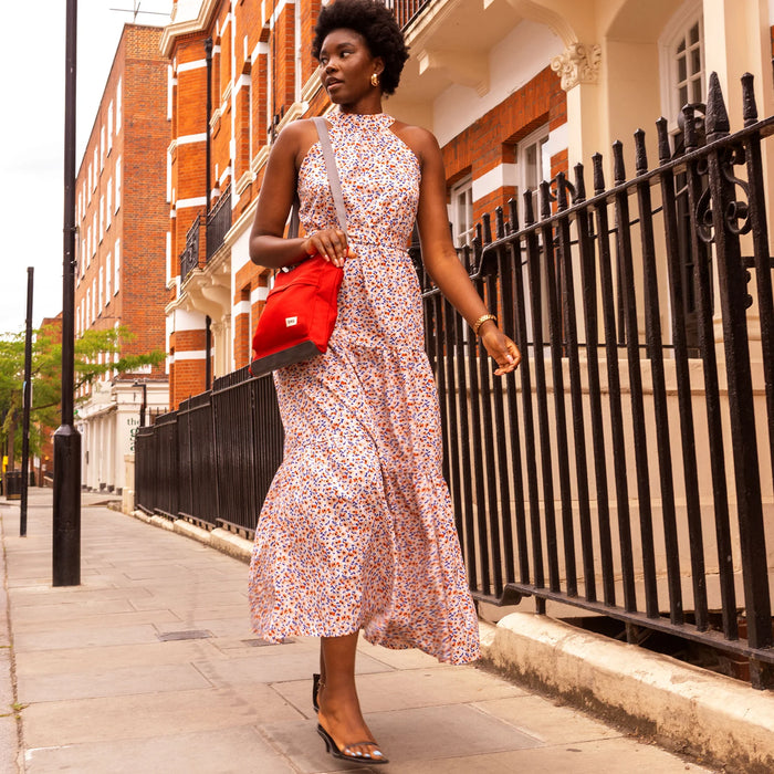 ROKA Kennington B Burnt Orange Recycled Nylon Bag