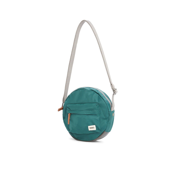 ROKA Paddington B Crossbody Sustainable Nylon Small Teal Bag