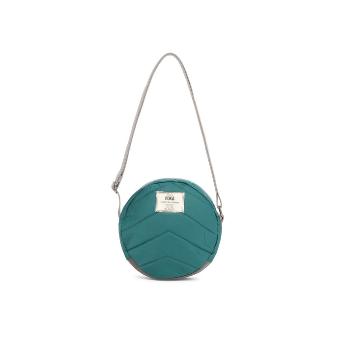 ROKA Paddington B Crossbody Sustainable Nylon Small Teal Bag