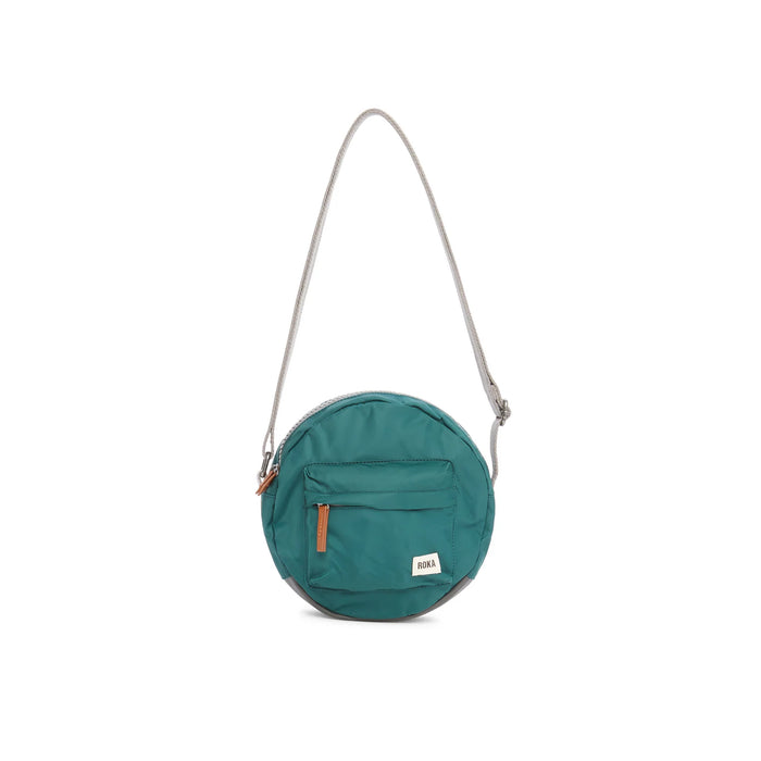 ROKA Paddington B Crossbody Sustainable Nylon Small Teal Bag