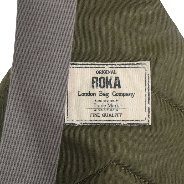 ROKA Bags Willesden Crossbody Sustainable Nylon Military