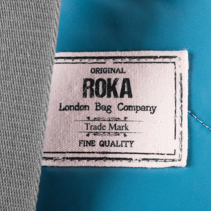 ROKA Willesden Crossbody Sustainable Nylon Petrol Bag