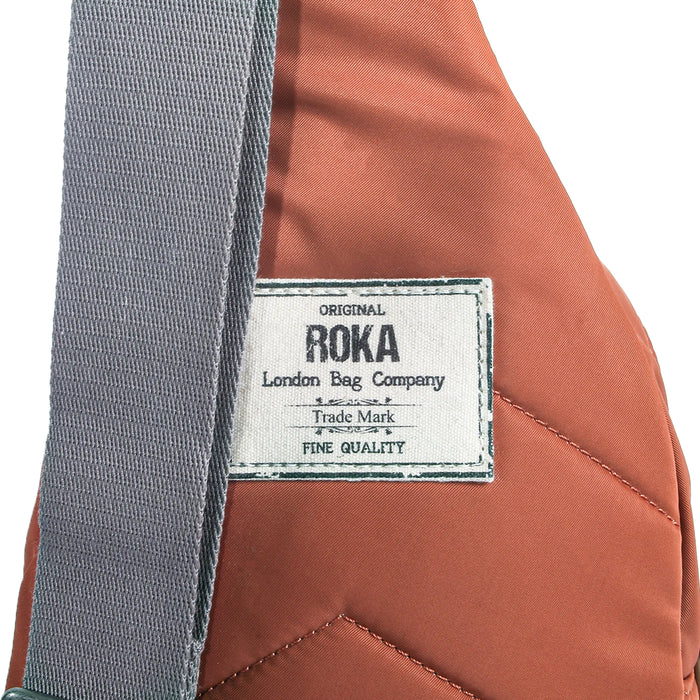 ROKA Willesden Crossbody Sustainable Nylon Ginger Bag