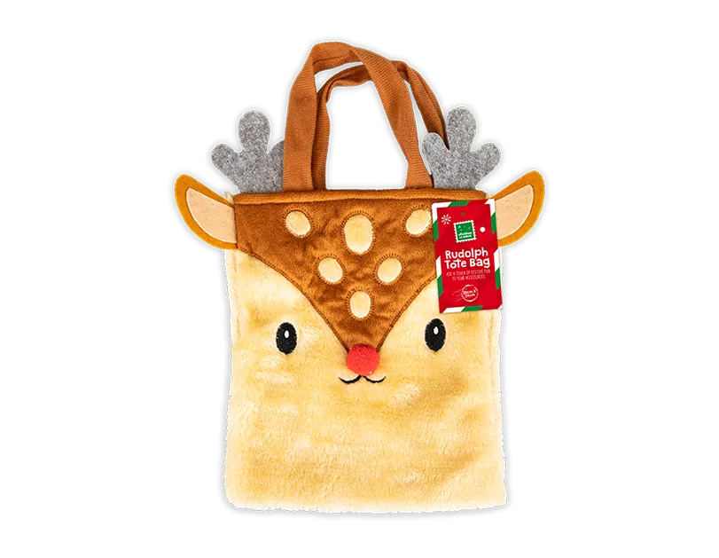 Rudolph Fluffy Tote Bag