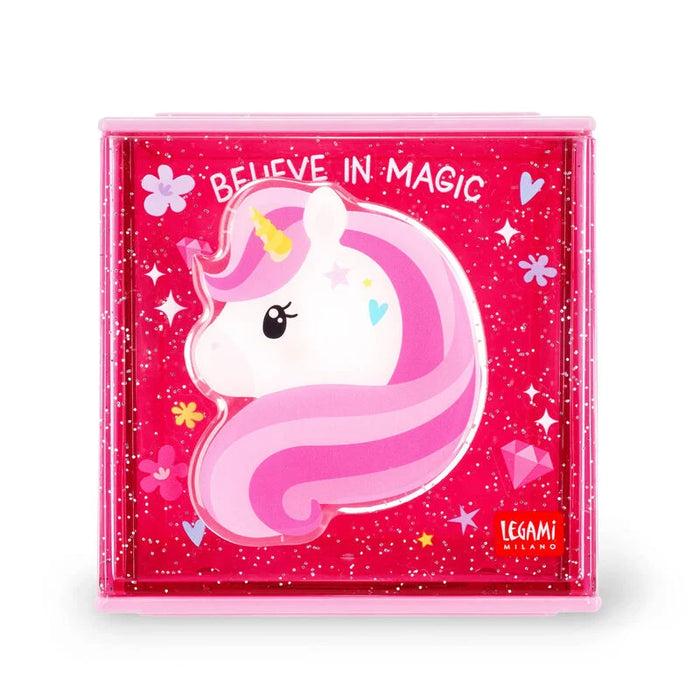 Legami Stackable Desk Storage Box - Unicorn