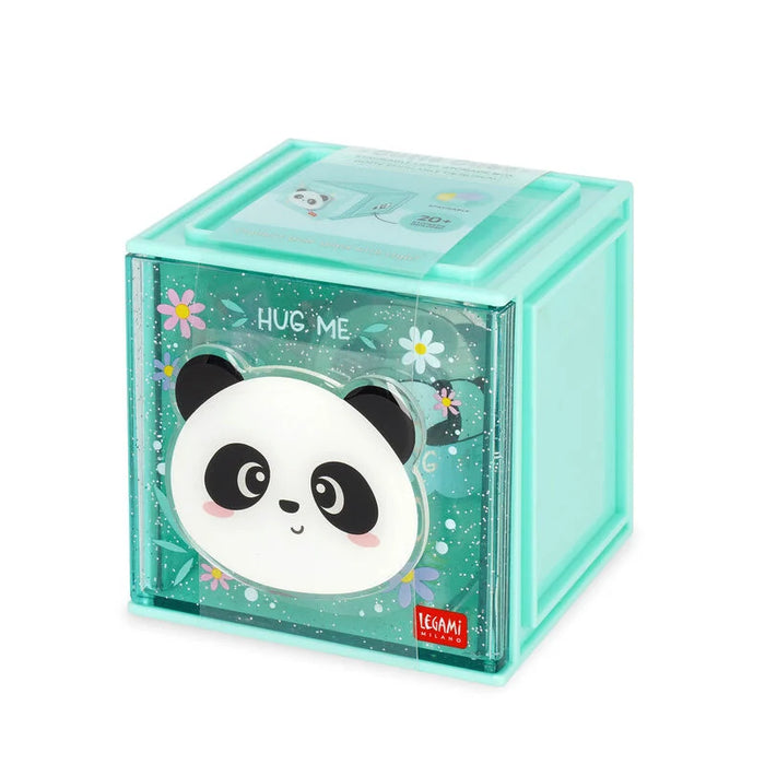 Legami Stackable Desk Storage Box - Panda