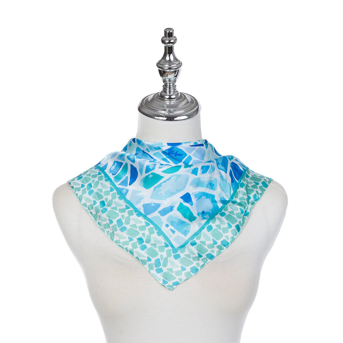 Park Lane Scarf - Aqua