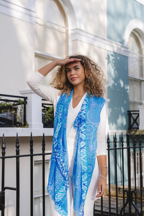 Park Lane Scarf - Blue