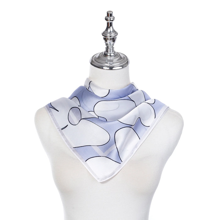 Park Lane Scarf - White Flowers