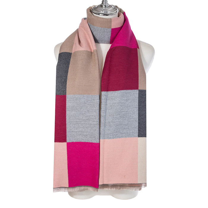 Park Lane Scarf In Bold Squares