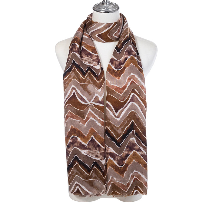 Park Lane Scarf - Mocha Mousse