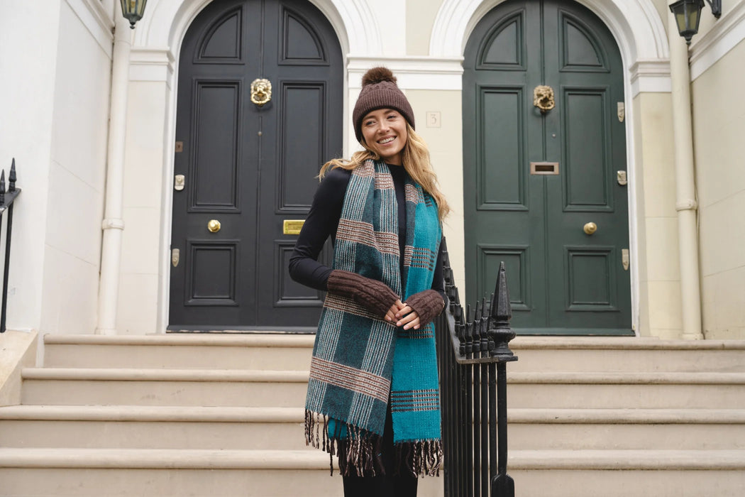 Park Lane Scarf In Teal