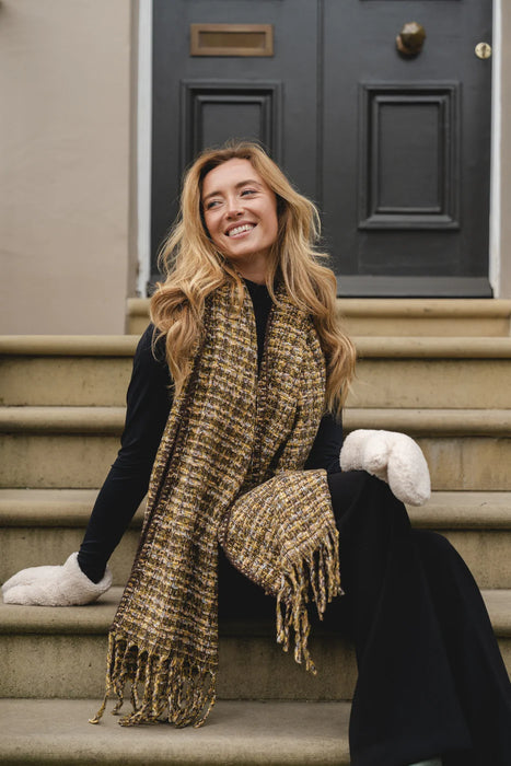 Park Lane Scarf In Green Envy