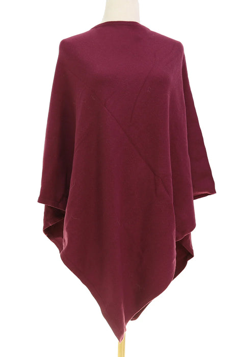 Park Lane Red Mahogany Poncho
