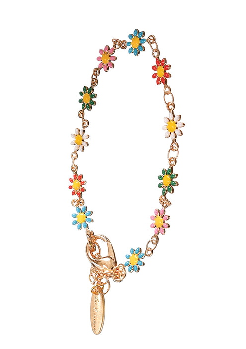 Hot Tomato She Loves Me Daisy Chain Multi/Gold