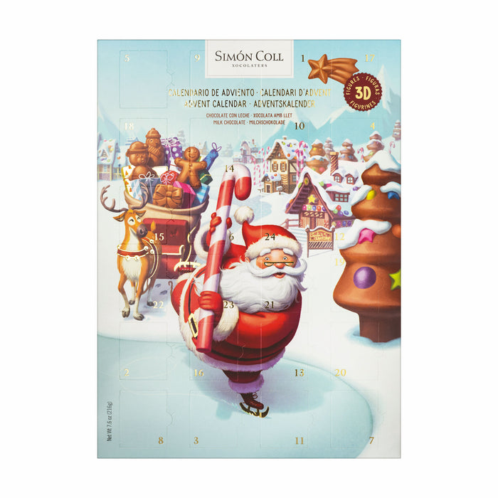 Simon Coll Milk Chocolate 3D Advent Calendar